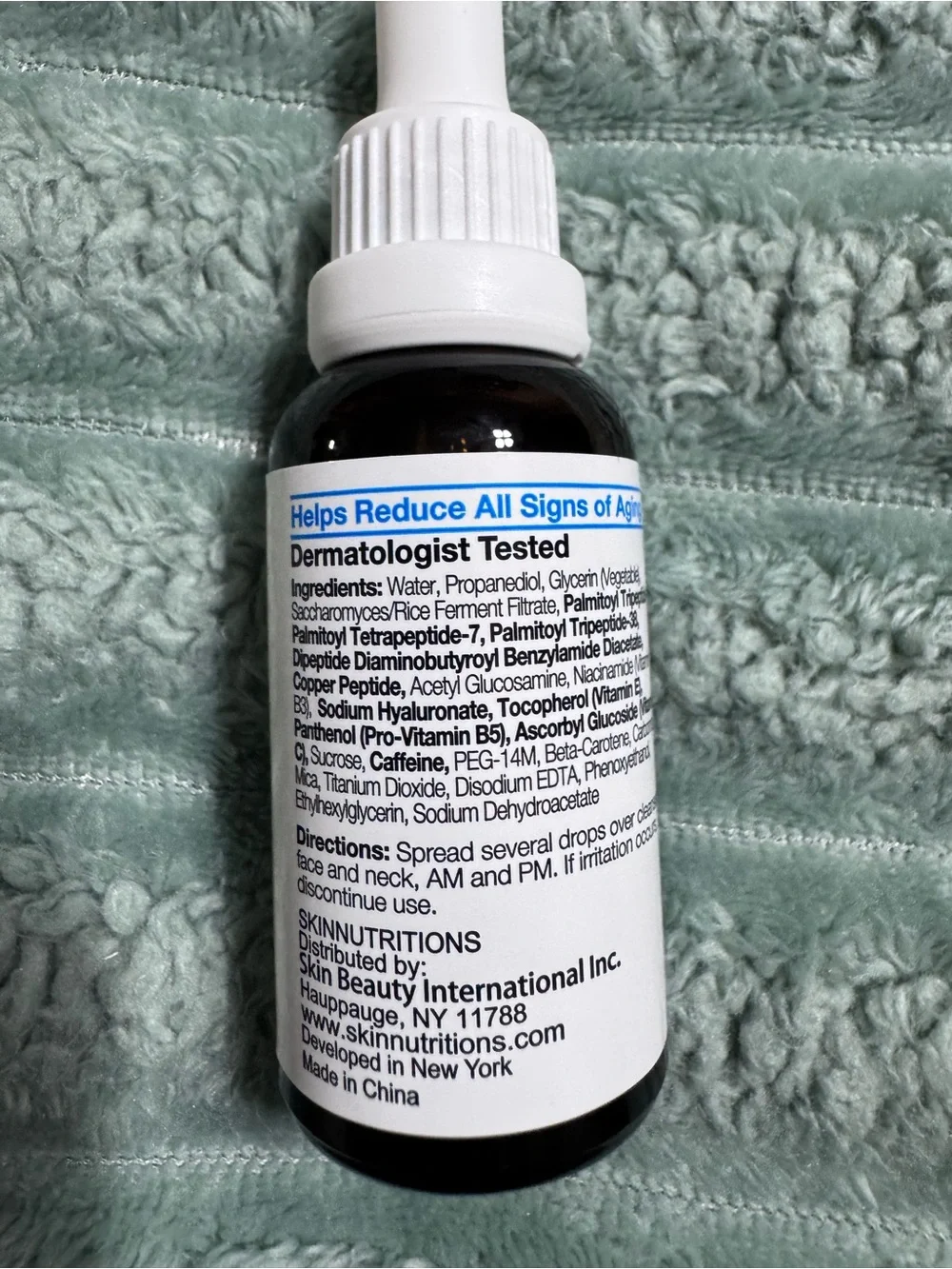 New Sealed Bottle Multi-Peptide Anti-Aging Serum Fragrance Free